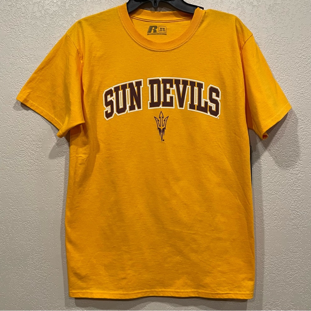 Russell Athletic Yellow Gold Sun Devils Tee